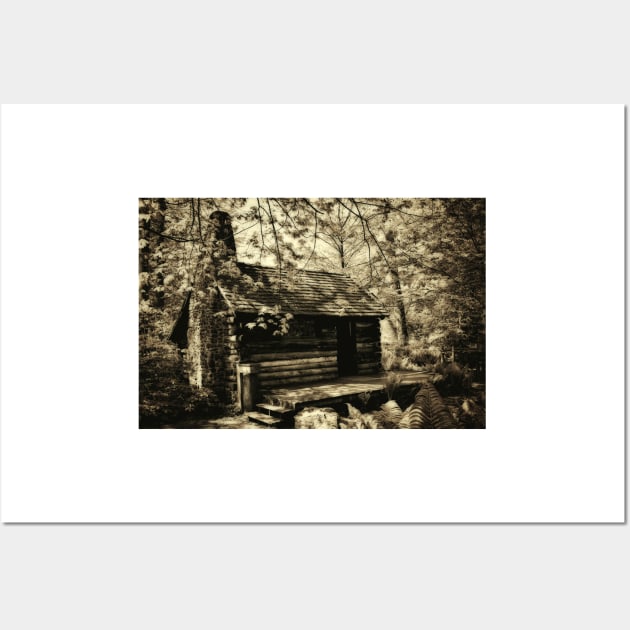 Pioneer Days - Log Cabin Wall Art by JimDeFazioPhotography